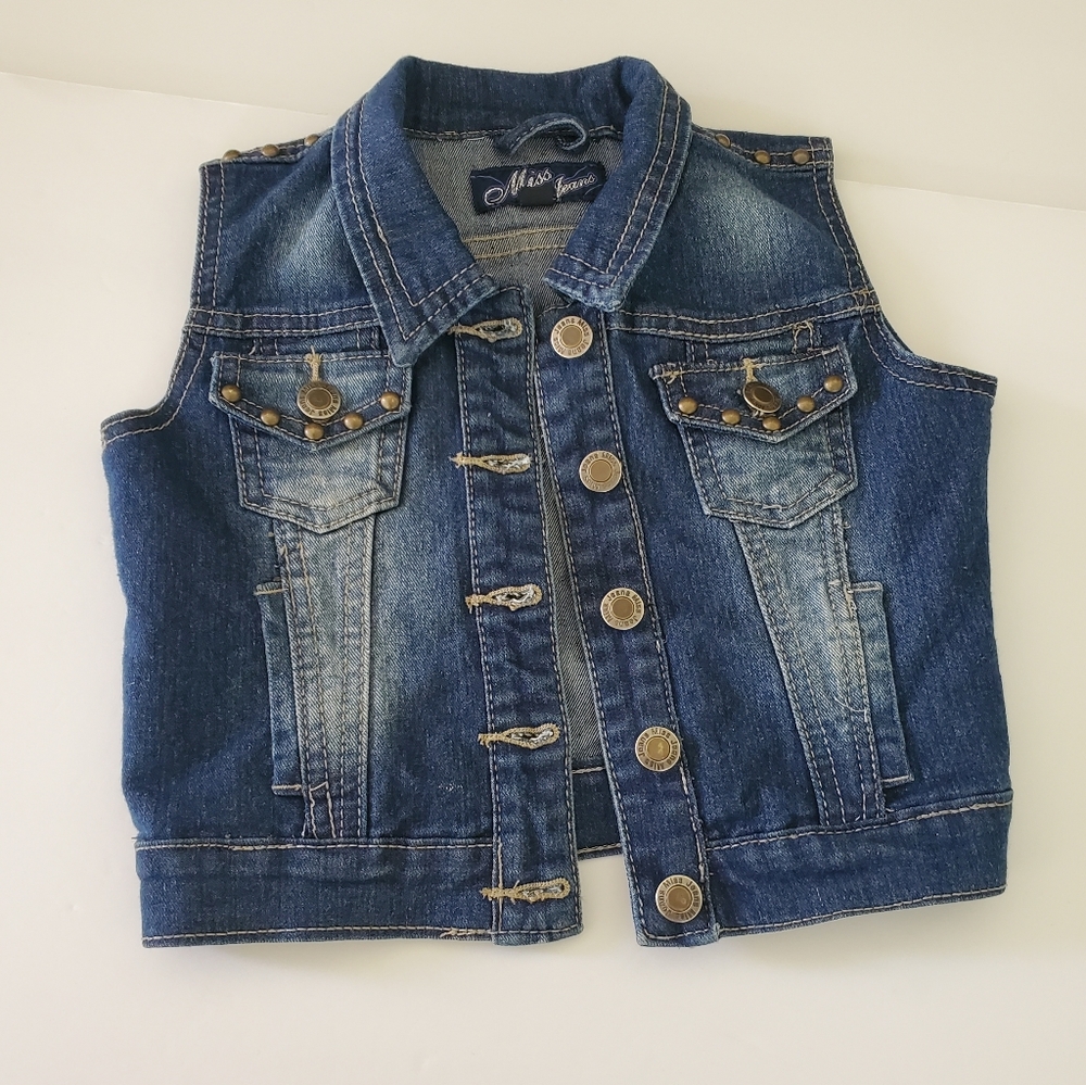 Denim Vest Girls 3 for $15
